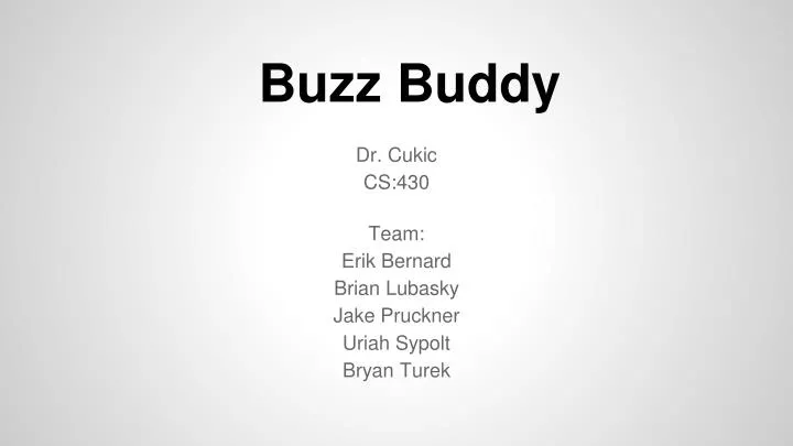 buzz buddy