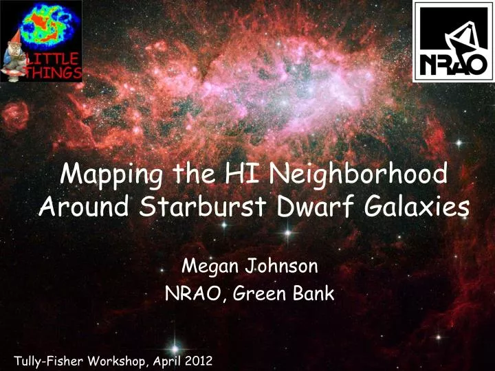 mapping the hi neighborhood around starburst dwarf galaxies