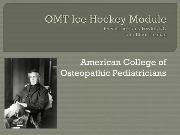 omt ice hockey module by valerie fouts fowler do and elliot taxman
