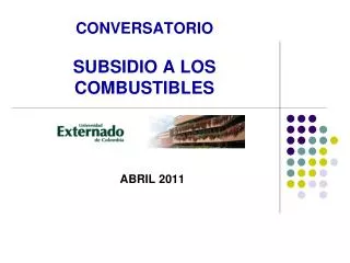 conversatorio subsidio a los combustibles