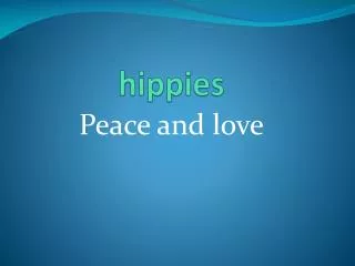hippies