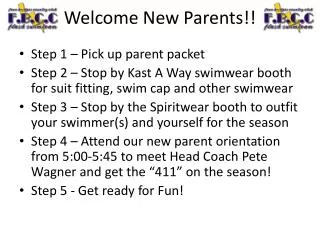Welcome New Parents!!