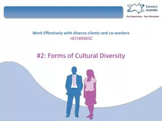 Work Effectively with diverse clients and co-workers HLTHIR403C