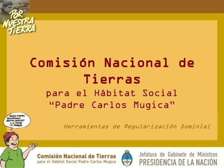 comisi n nacional de tierras para el h bitat social padre carlos mugica