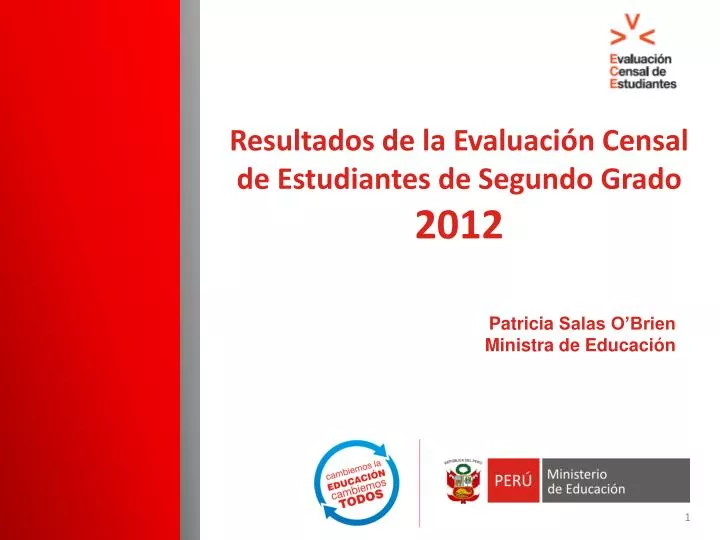 resultados de la evaluaci n censal de estudiantes de segundo grado 2012