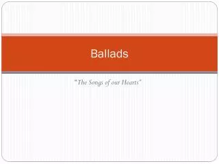 Ballads