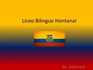 liceo bilingue hontanar