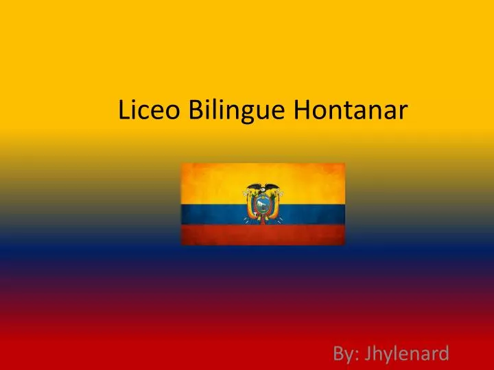 liceo bilingue hontanar