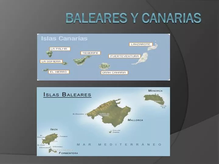 baleares y canarias