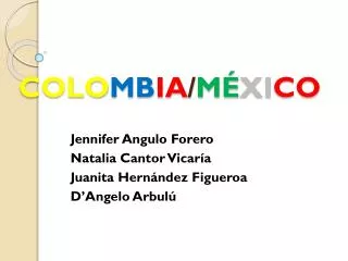 colo mb ia m xi co