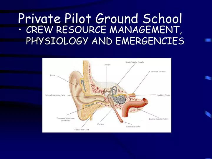 private pilot ground school