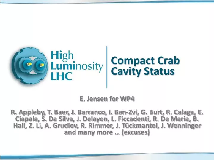 compact crab cavity status