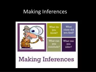 Making Inferences