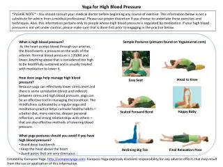 Yoga for High Blood Pressure