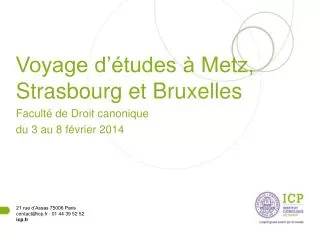 voyage d tudes metz strasbourg et bruxelles