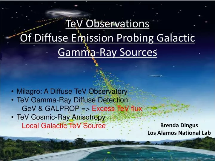 tev observations of diffuse emission probing galactic gamma ray sources