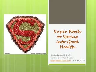 Super Foods to Spring into Good Health