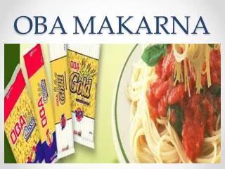 oba makarna