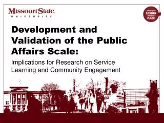 Development and Validation of the Public Affairs Scale: