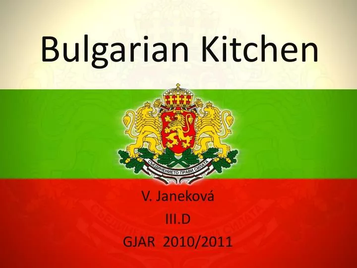 bulgarian kitchen