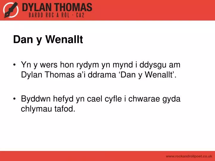 dan y wenallt