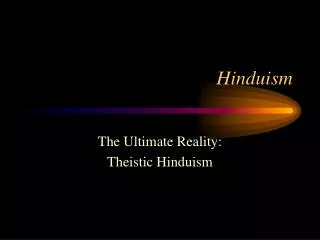 Hinduism