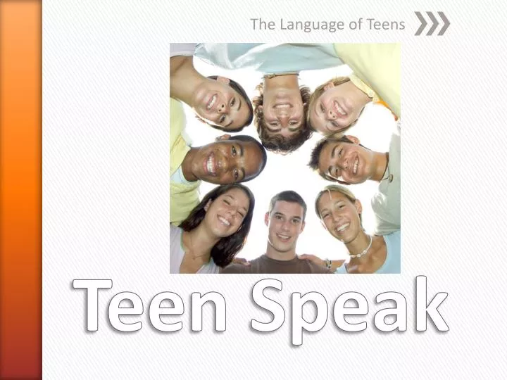 the language of teens