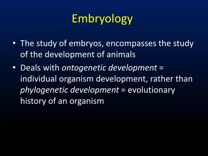 PPT - Embryology PowerPoint Presentation, free download - ID:2341424
