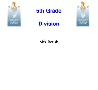5th Grade Division
