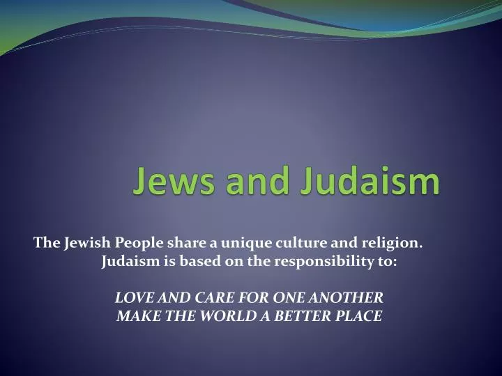 jews and judaism