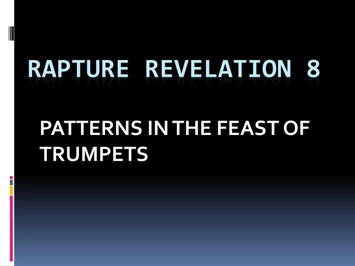 patterns in the feast of trumpets