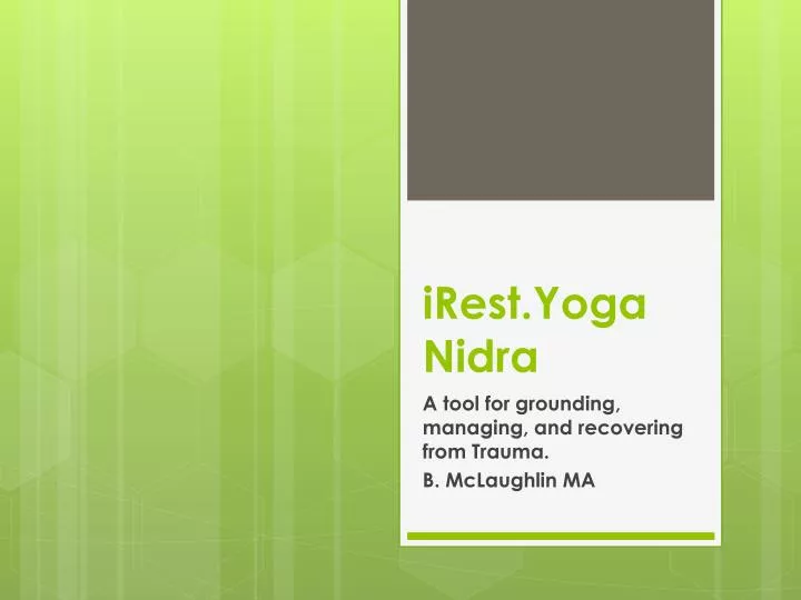 irest yoga nidra