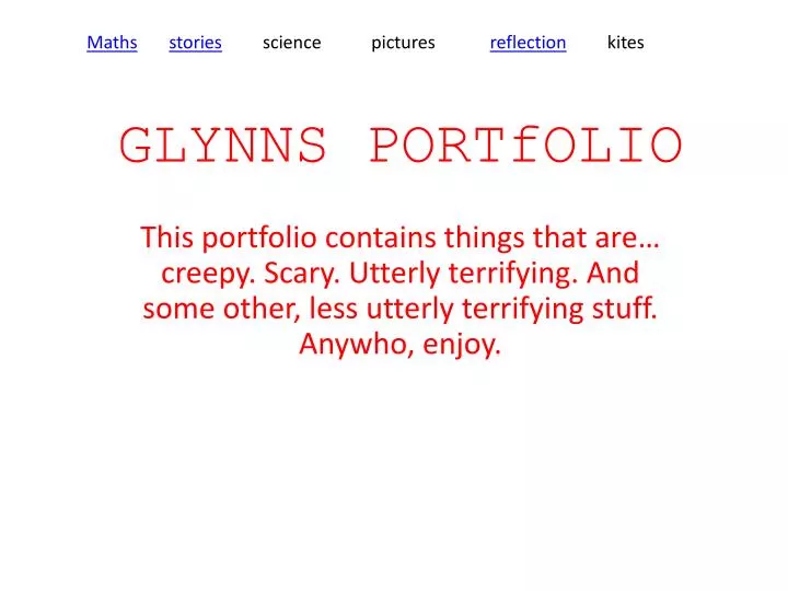glynns portfolio