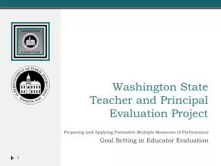 Washington State Teacher and Principal Evaluation Project