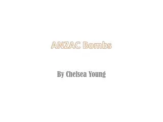 ANZAC Bombs