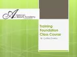 Training Foundation Class Course - slide 1