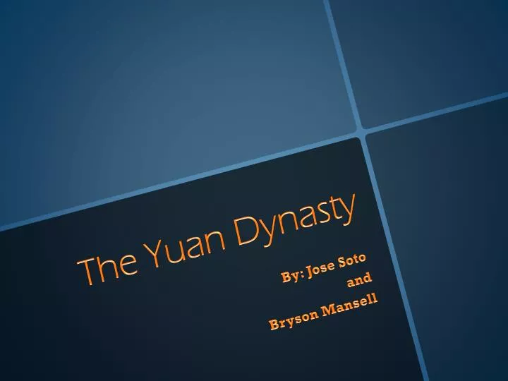 the yuan dynasty