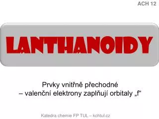 Lanthanoidy