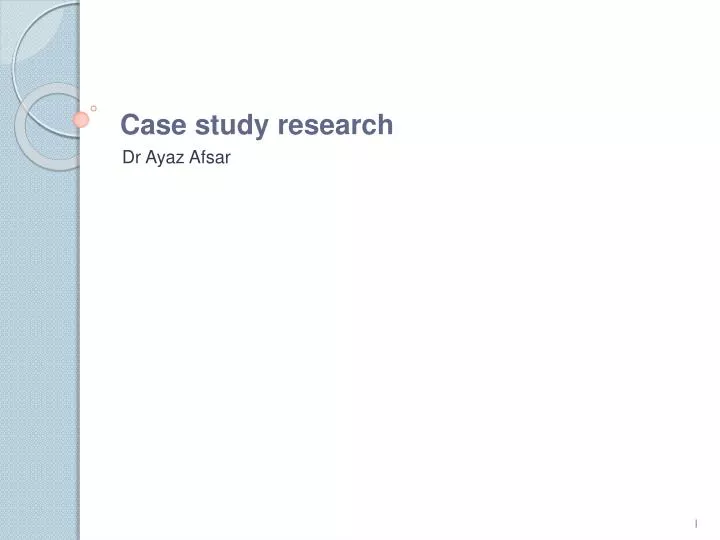 case study research