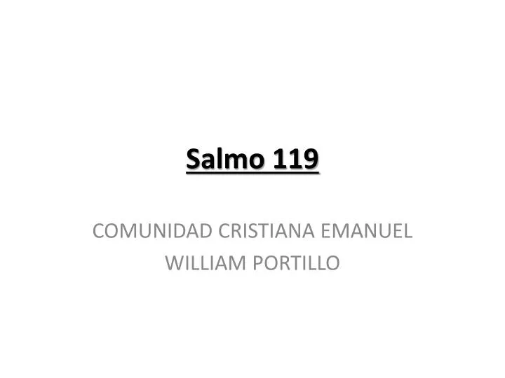 salmo 119