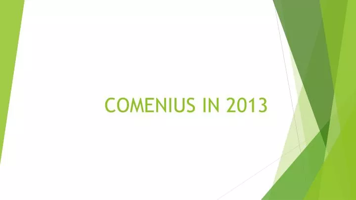 comenius in 2013
