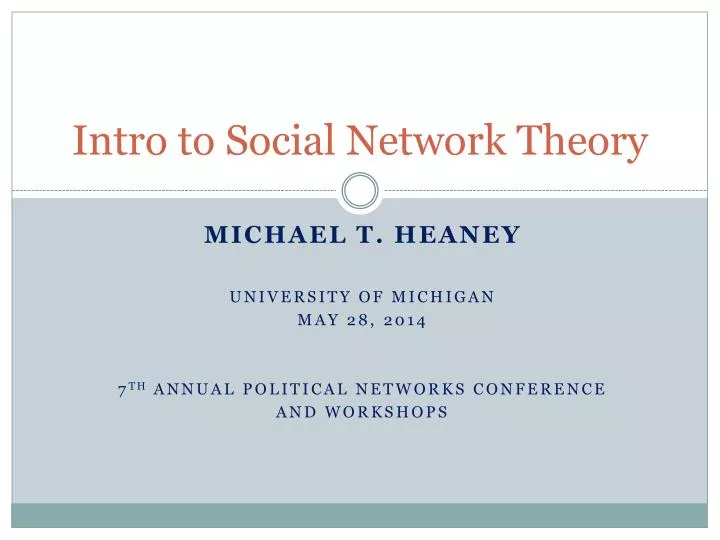 intro to social network theory