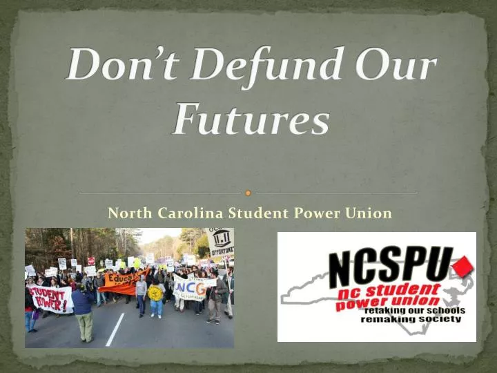 don t defund our futures