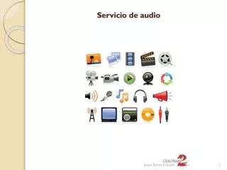 Servicio de audio