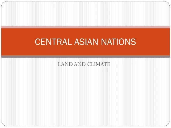 central asian nations