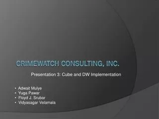 Crimewatch consulting, INC.