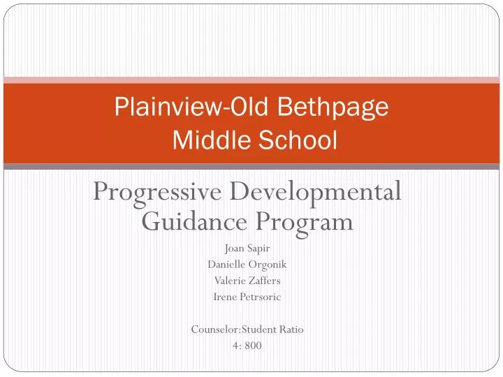 plainview old bethpage middle school