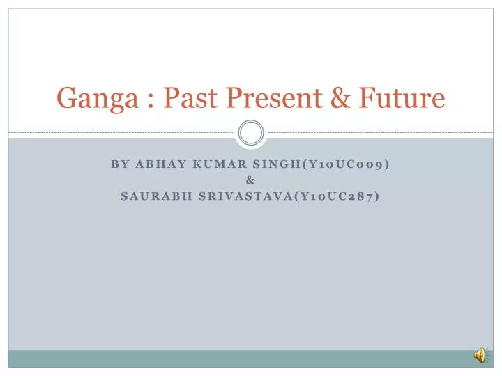 ganga past present future