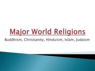 Major World Religions