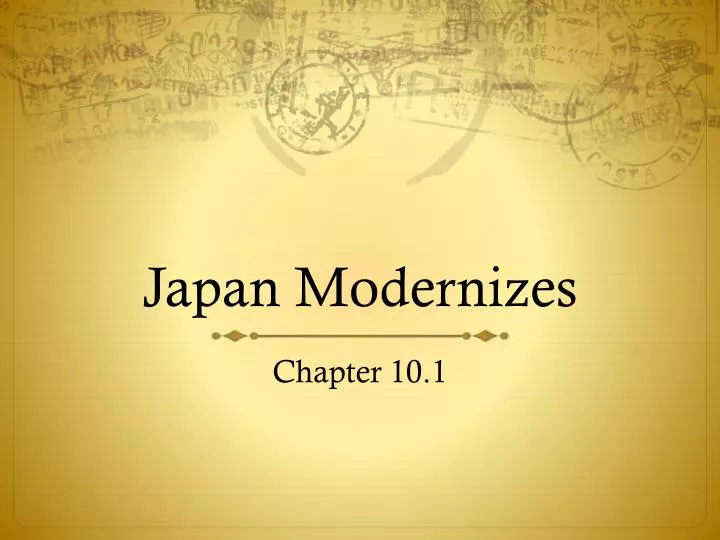 japan modernizes